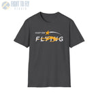 “Keep ’Em Flying” Glitch Graphic Warbird T-Shirt - Pilot gifts - WWII warbird t-shirt