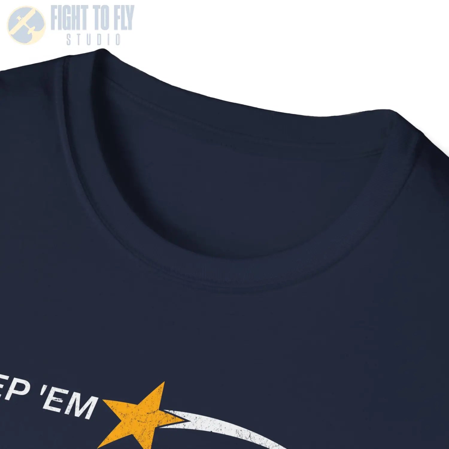 “Keep ’Em Flying” Glitch Graphic Warbird T-Shirt - Pilot gifts - WWII warbird t-shirt