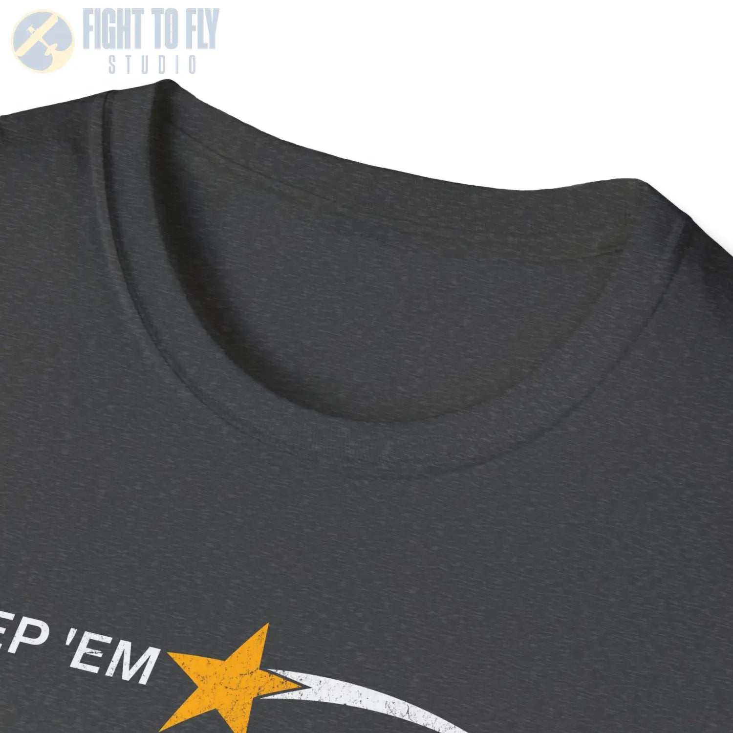 “Keep ’Em Flying” Glitch Graphic Warbird T-Shirt - Pilot gifts - WWII warbird t-shirt