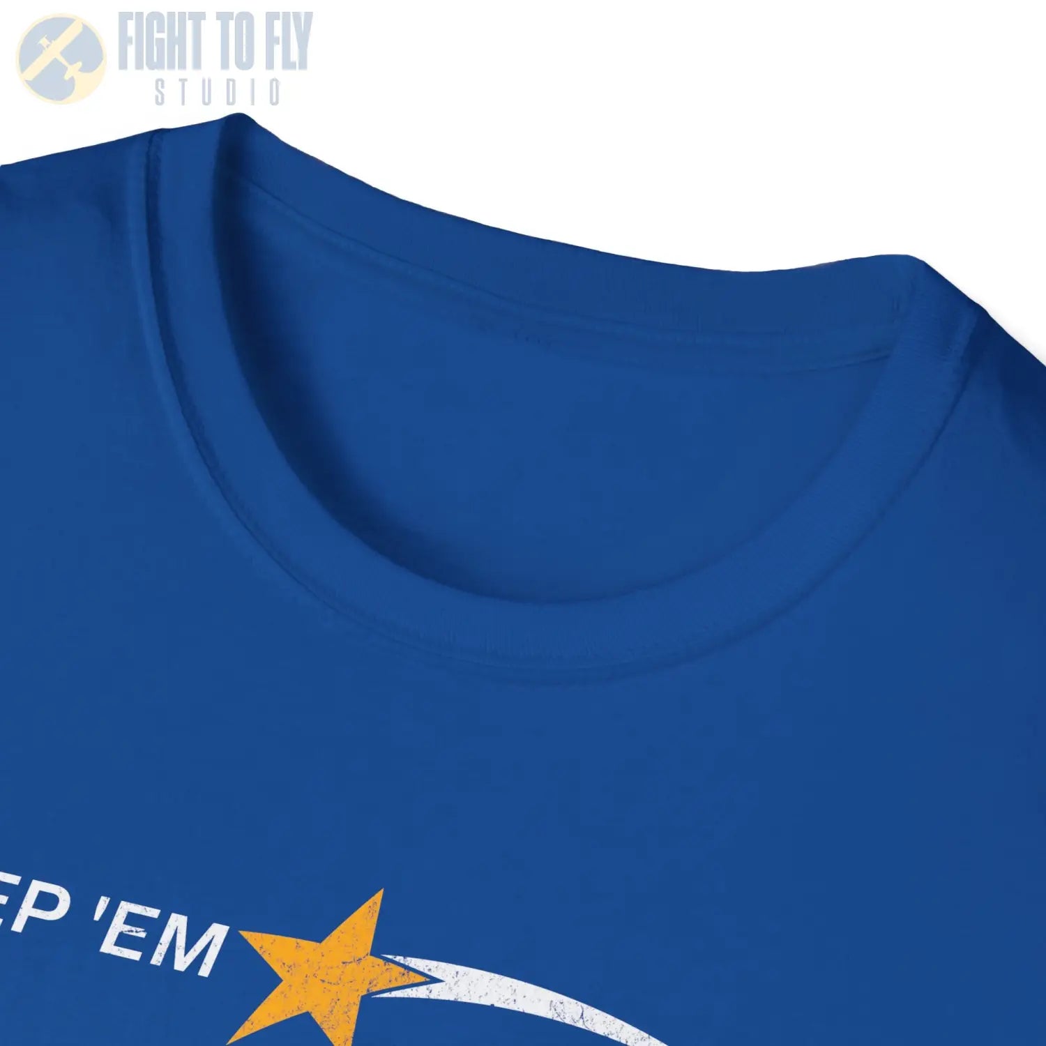 “Keep ’Em Flying” Glitch Graphic Warbird T-Shirt - Pilot gifts - WWII warbird t-shirt