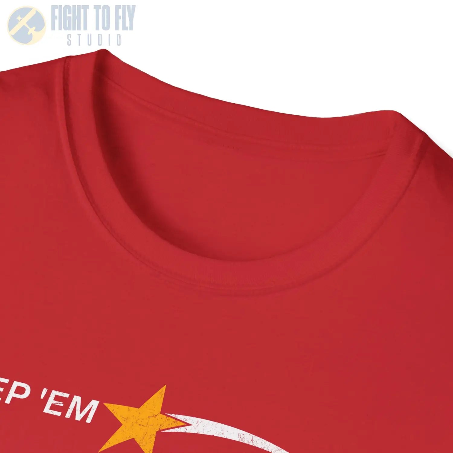 “Keep ’Em Flying” Glitch Graphic Warbird T-Shirt - Pilot gifts - WWII warbird t-shirt