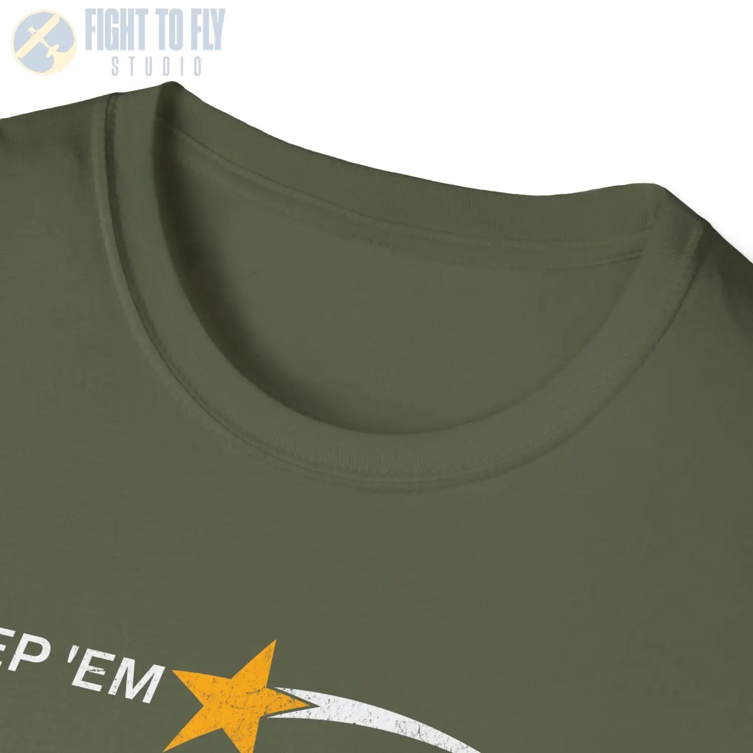 “Keep ’Em Flying” Glitch Graphic Warbird T-Shirt - Pilot gifts - WWII warbird t-shirt