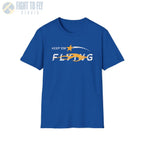 “Keep ’Em Flying” Glitch Graphic Warbird T-Shirt - Pilot gifts - WWII warbird t-shirt