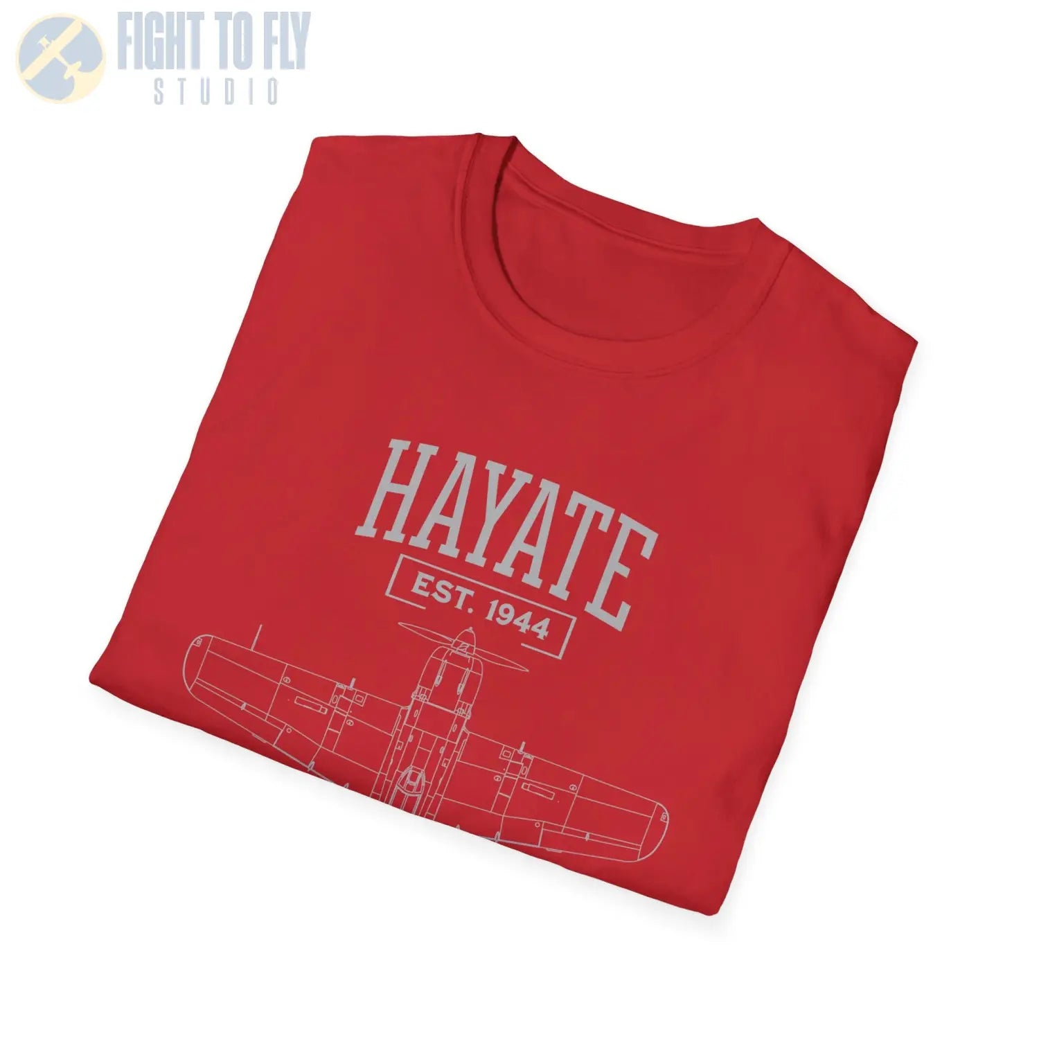 Ki-84 Hayate - T-Shirt - Pilot gifts - WWII warbird t-shirt
