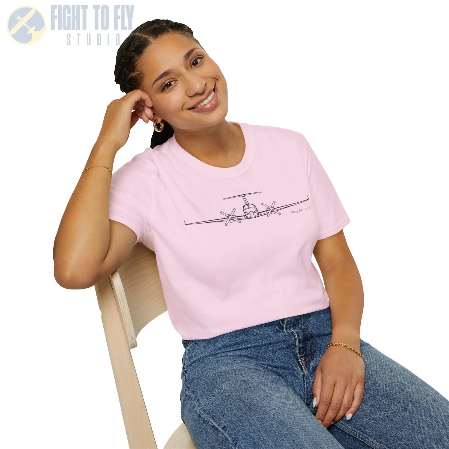 King Air 200 T-Shirt - Pilot gifts - WWII warbird t-shirt