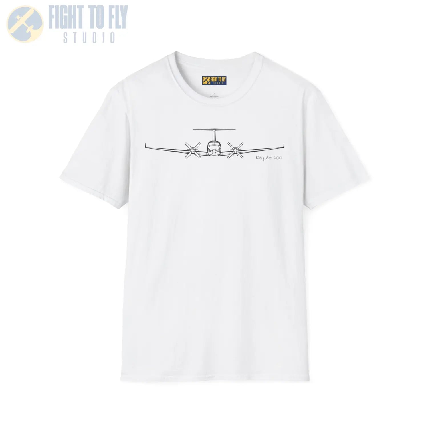 King Air 200 T-Shirt - Pilot gifts - WWII warbird t-shirt