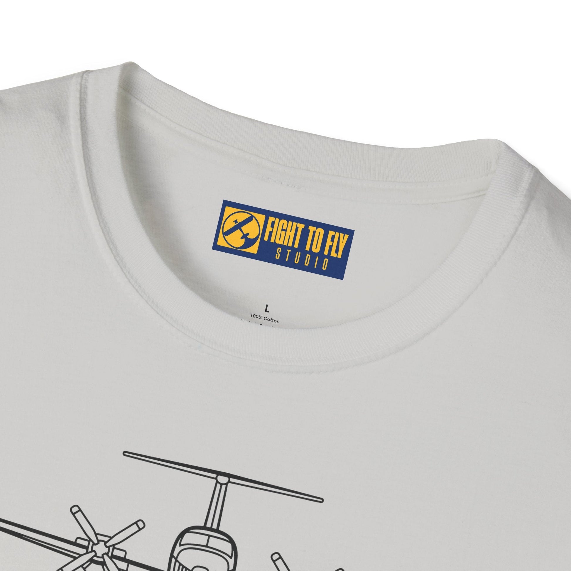 King Air 200 T-Shirt – Twin Turboprop Utility Aircraft Aviation Tee - Pilot gifts - WWII warbird t-shirt