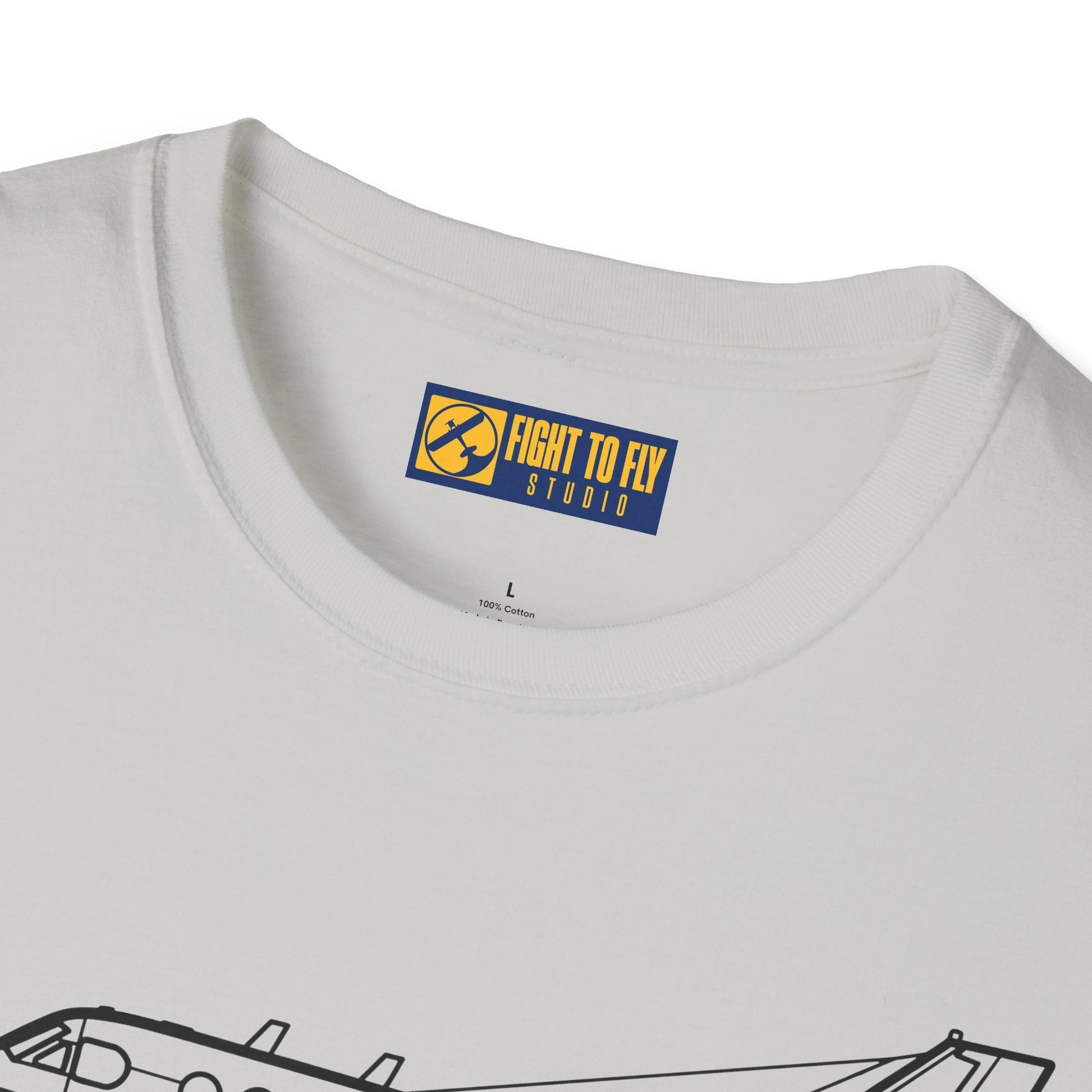 King Air C90A T-Shirt – Twin Turboprop Side Profile Aviation Tee - Pilot gifts - WWII warbird t-shirt
