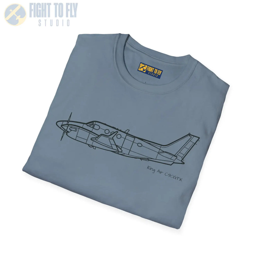 King Air C90GTX T-Shirt - Pilot gifts - WWII warbird t-shirt