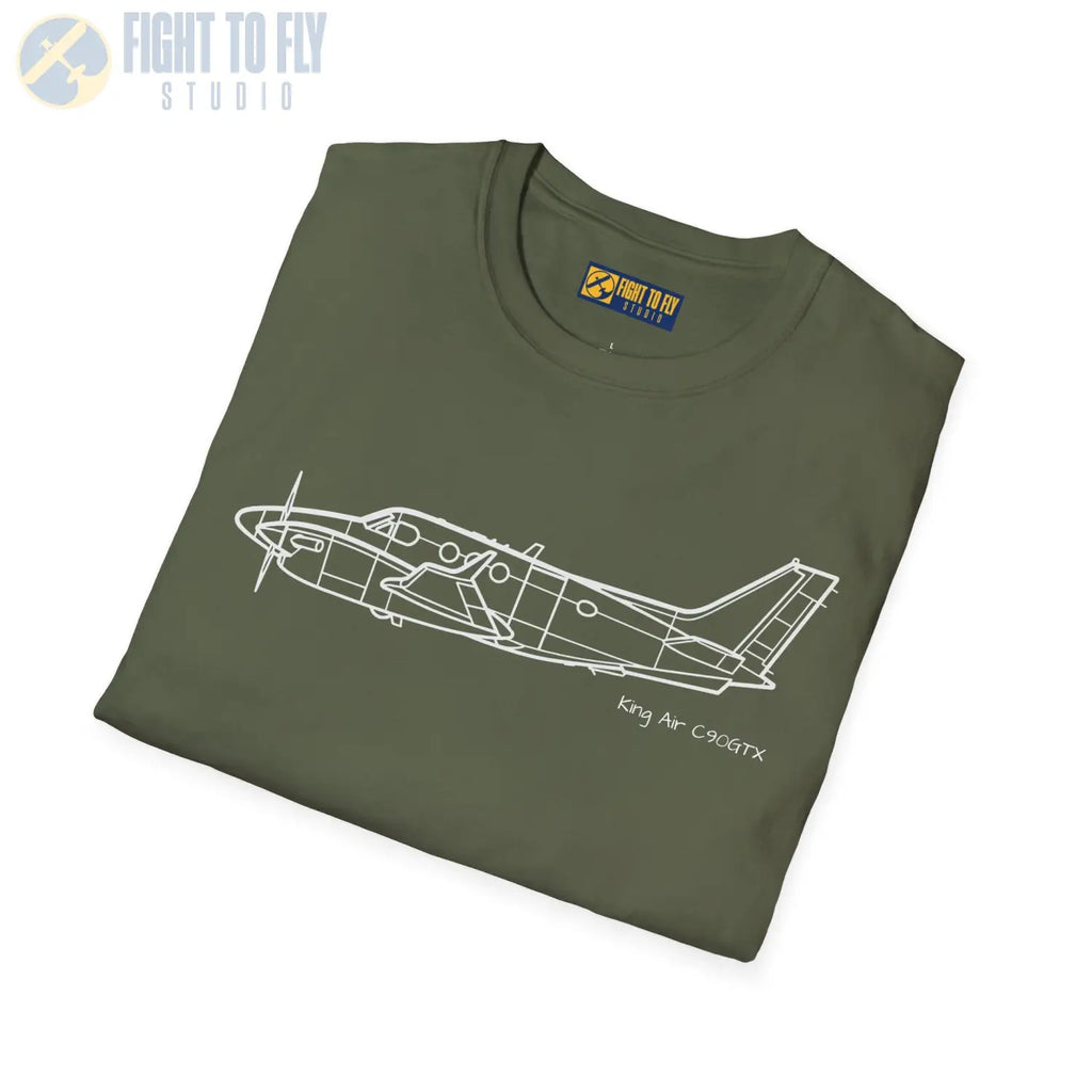King Air C90GTX T-Shirt - Pilot gifts - WWII warbird t-shirt