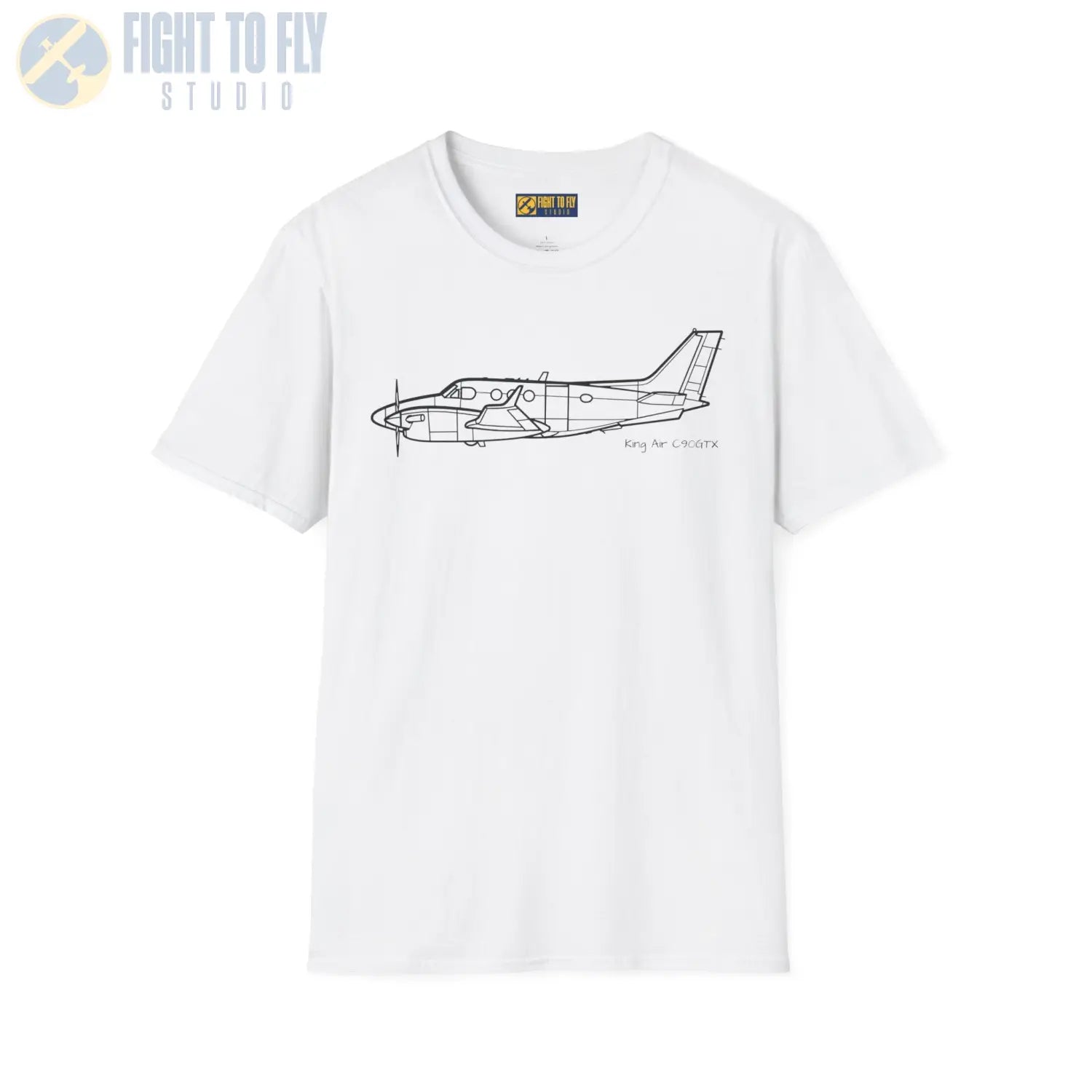 King Air C90GTX T-Shirt - Pilot gifts - WWII warbird t-shirt