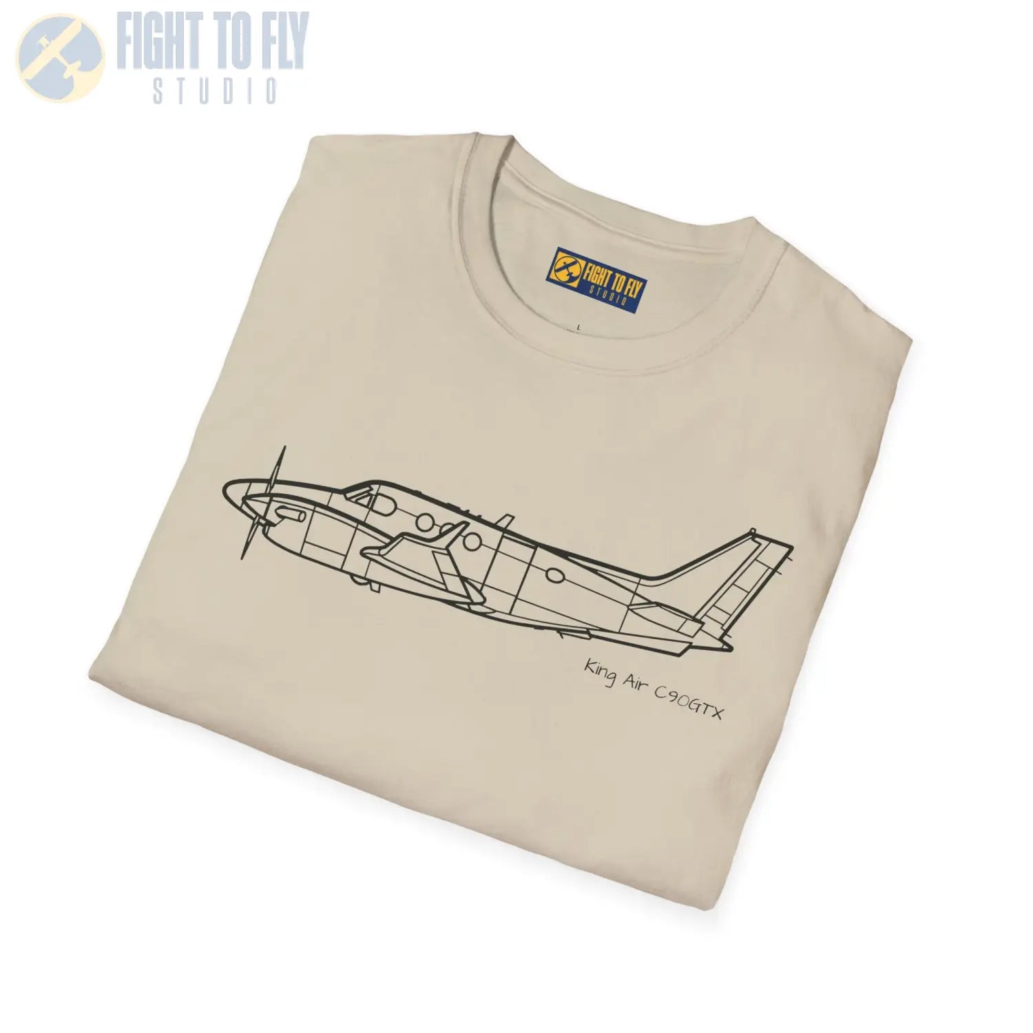 King Air C90GTX T-Shirt - Pilot gifts - WWII warbird t-shirt