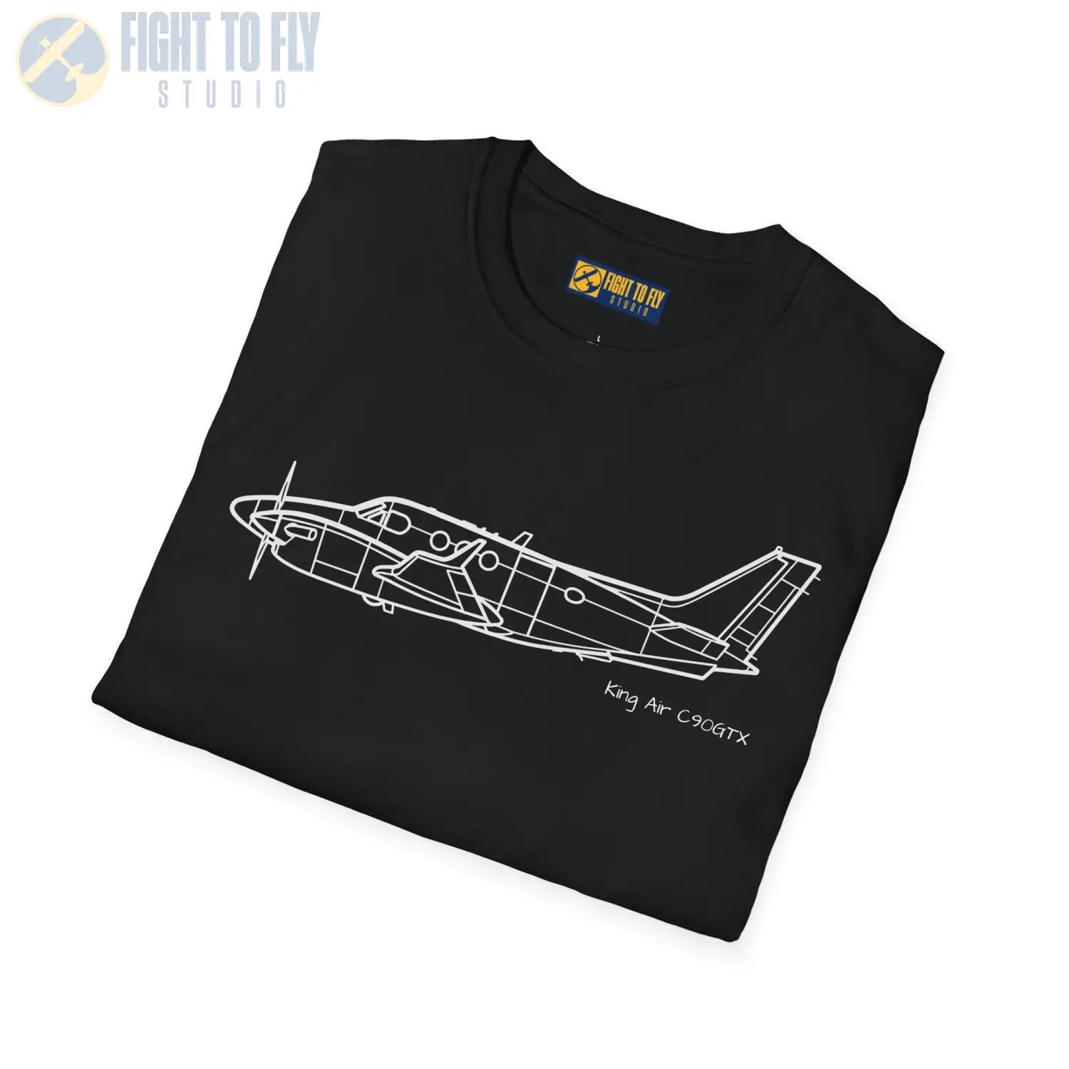 King Air C90GTX T-Shirt - Pilot gifts - WWII warbird t-shirt