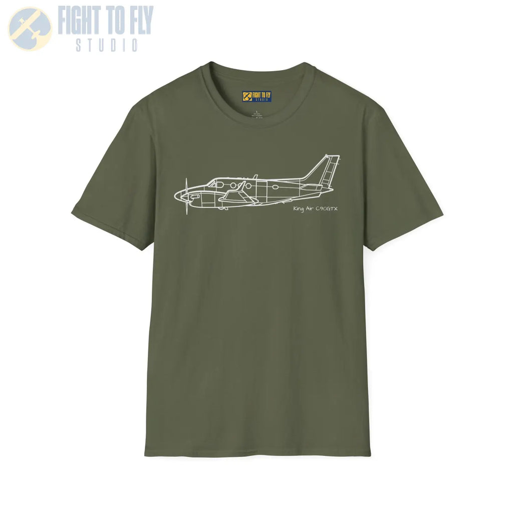 King Air C90GTX T-Shirt - Pilot gifts - WWII warbird t-shirt