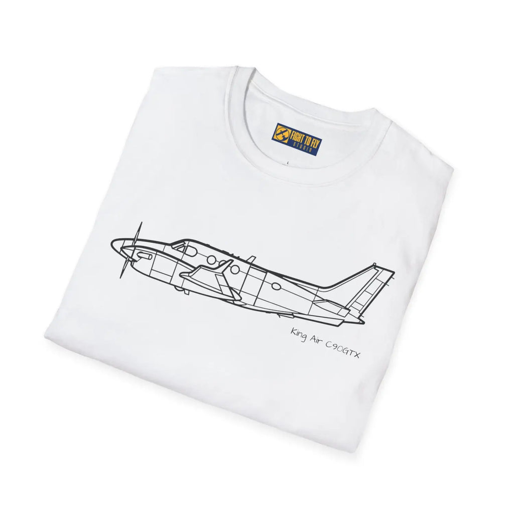 King Air C90GTX T-Shirt - Pilot gifts - WWII warbird t-shirt