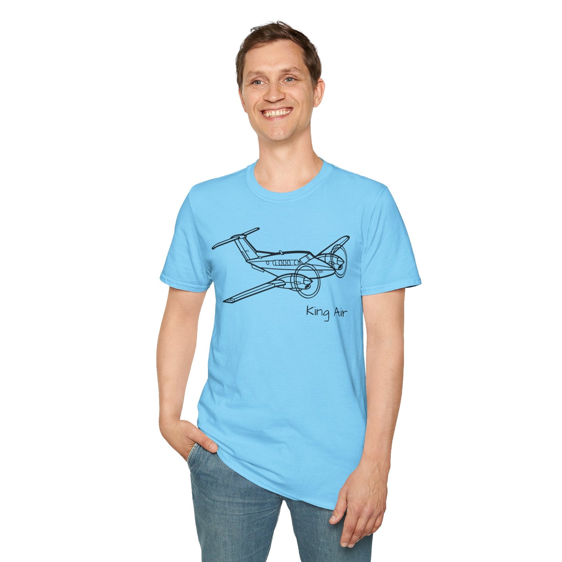 King Air T-Shirt – Turboprop Twin Aircraft Aviation Tee - Gifts for pilots - apparel
