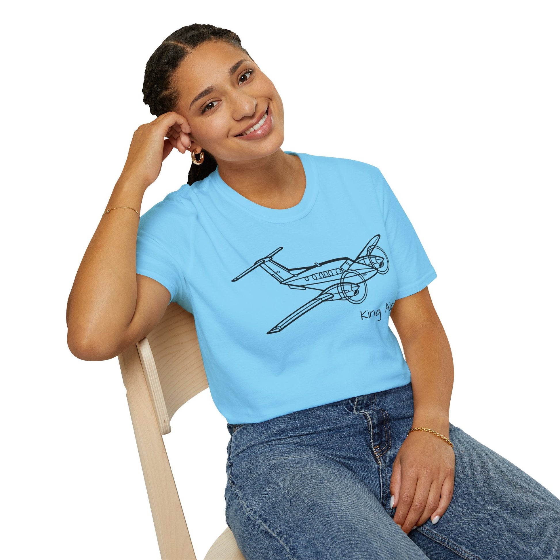 King Air T-Shirt – Turboprop Twin Aircraft Aviation Tee - Gifts for pilots - apparel