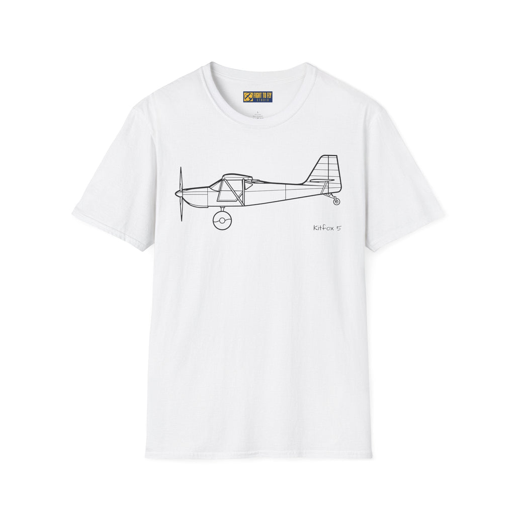 Kitfox 5 T-Shirt – Series STOL Light Sport Aircraft Aviation Tee - Pilot gifts - WWII warbird t-shirt
