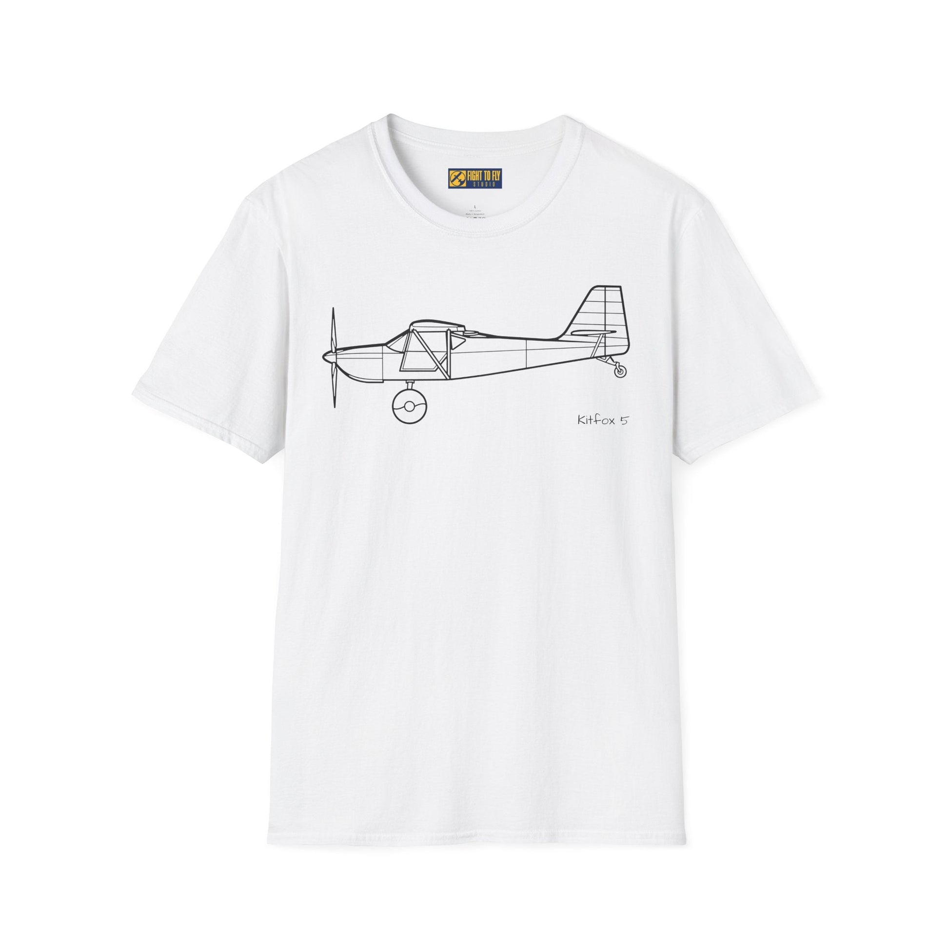 Kitfox 5 T-Shirt – Series STOL Light Sport Aircraft Aviation Tee - Pilot gifts - WWII warbird t-shirt
