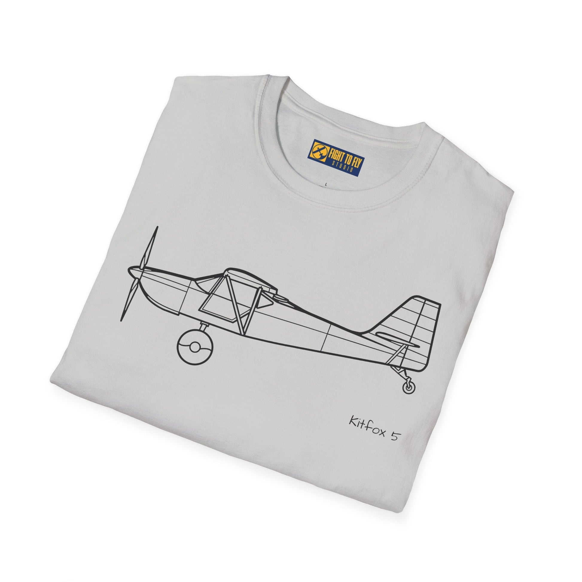 Kitfox 5 T-Shirt – Series STOL Light Sport Aircraft Aviation Tee - Pilot gifts - WWII warbird t-shirt