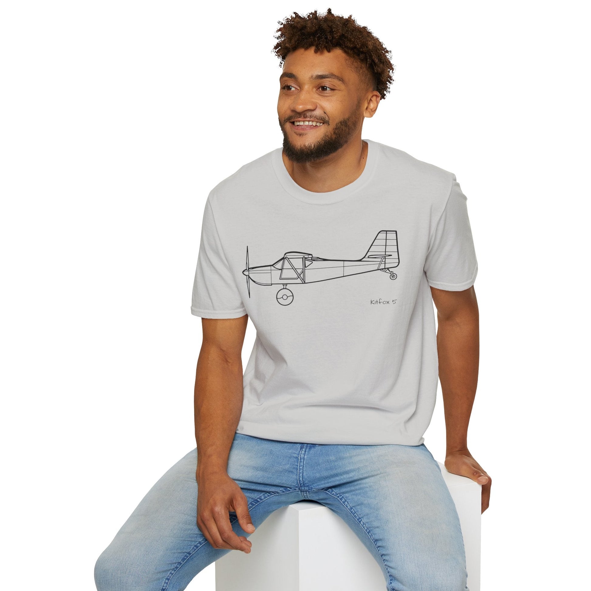 Kitfox 5 T-Shirt – Series STOL Light Sport Aircraft Aviation Tee - Pilot gifts - WWII warbird t-shirt