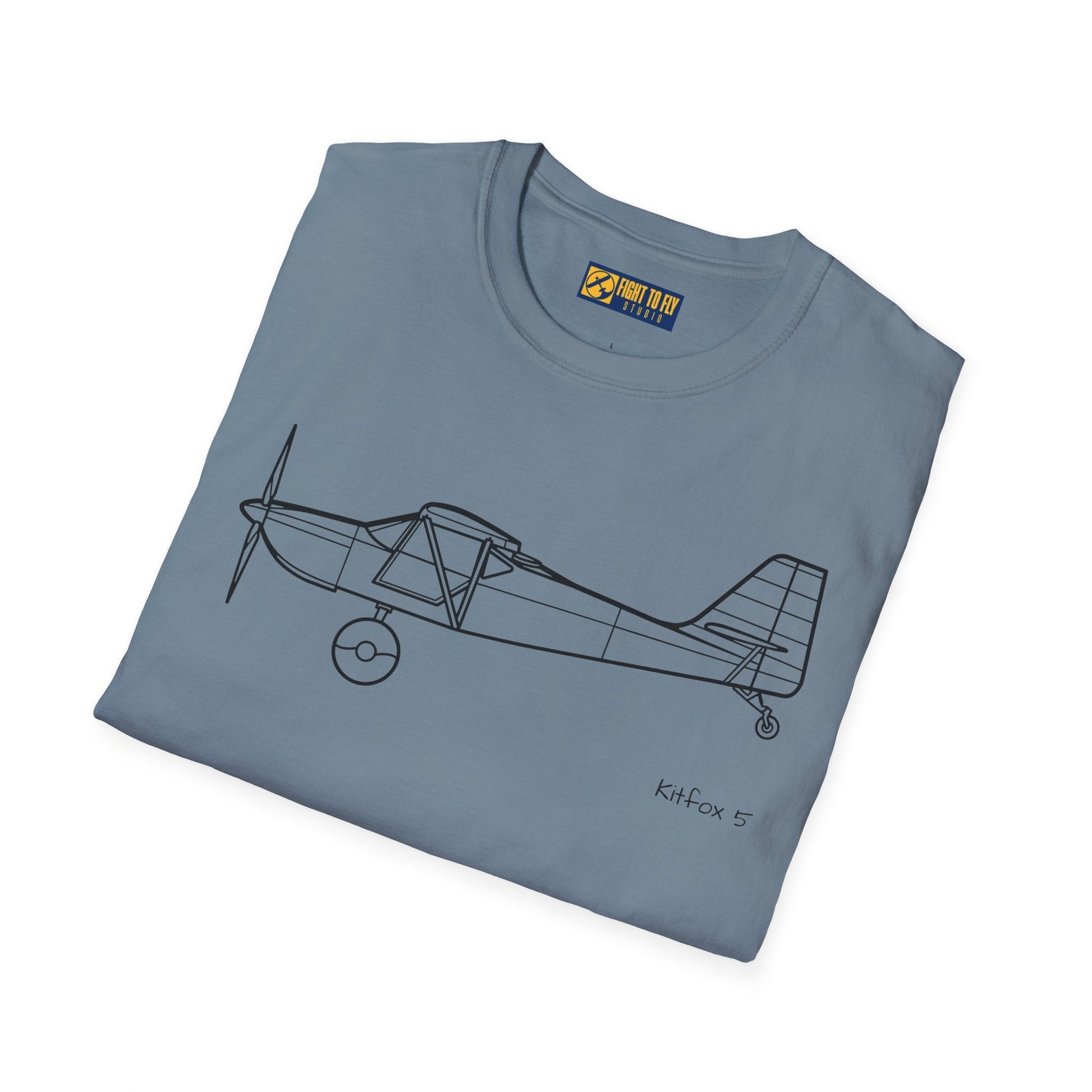 Kitfox 5 T-Shirt – Series STOL Light Sport Aircraft Aviation Tee - Pilot gifts - WWII warbird t-shirt