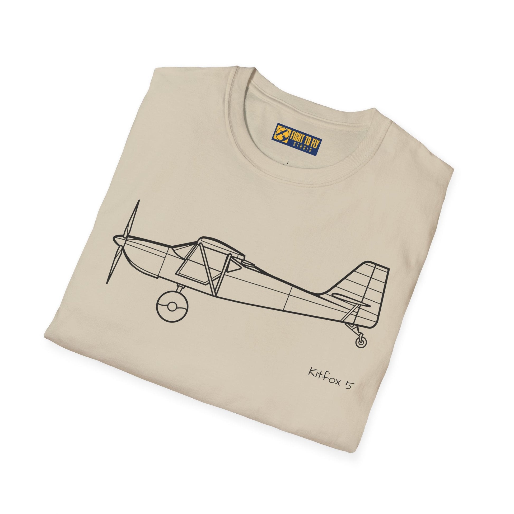 Kitfox 5 T-Shirt – Series STOL Light Sport Aircraft Aviation Tee - Pilot gifts - WWII warbird t-shirt