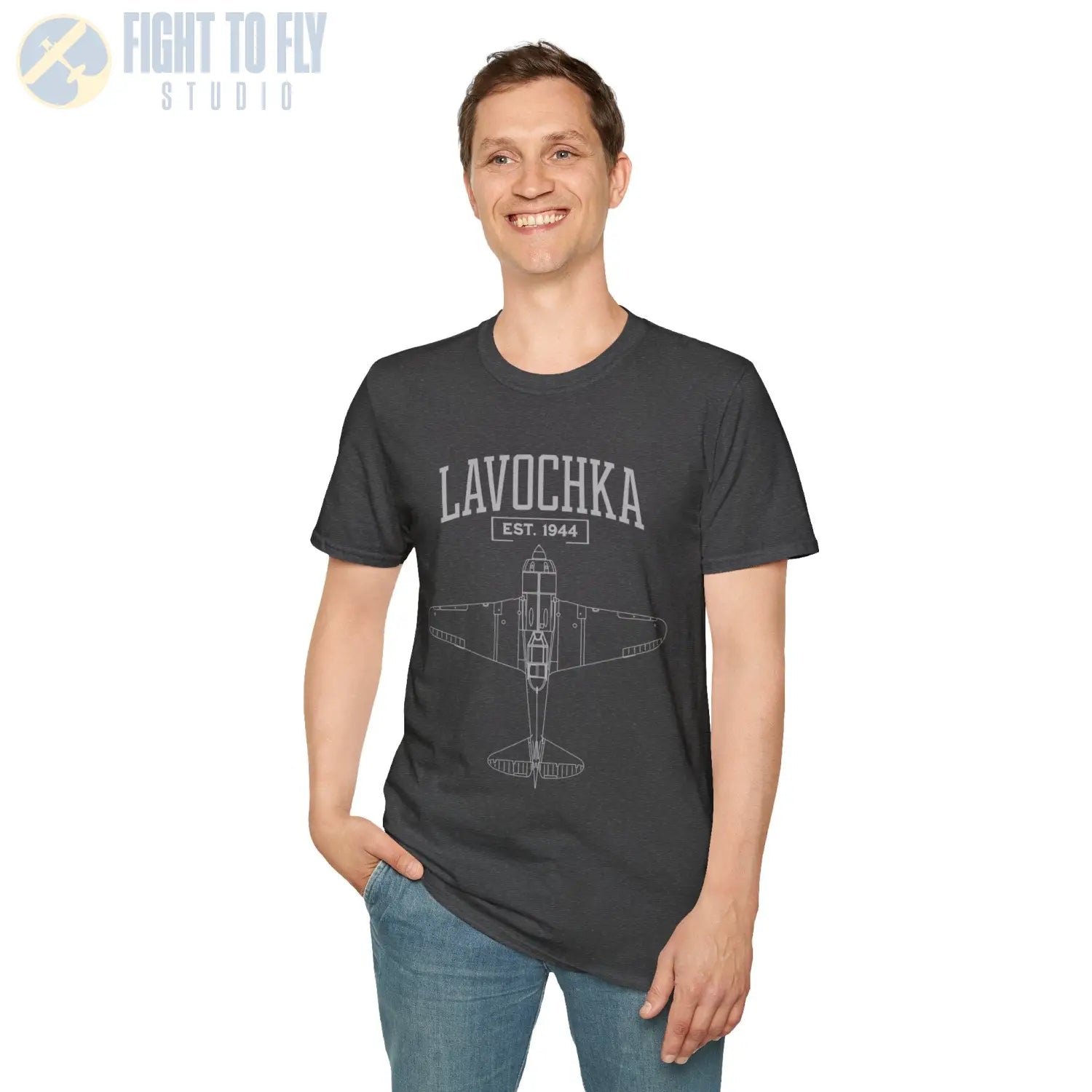 La-5 Lavochka - T-Shirt - Pilot gifts - WWII warbird t-shirt