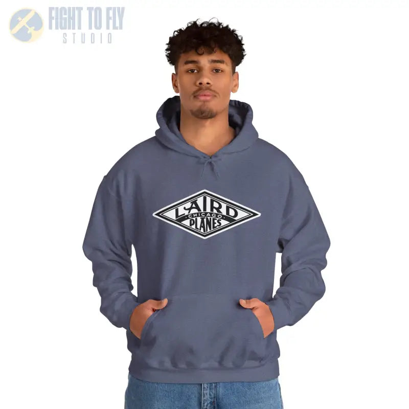 Laird Planes Chicago Unisex Heavy Blend™ Hoodie - Cozy Stylish Sweatshirt for Everyday Wear - Gifts pilots - Aviation