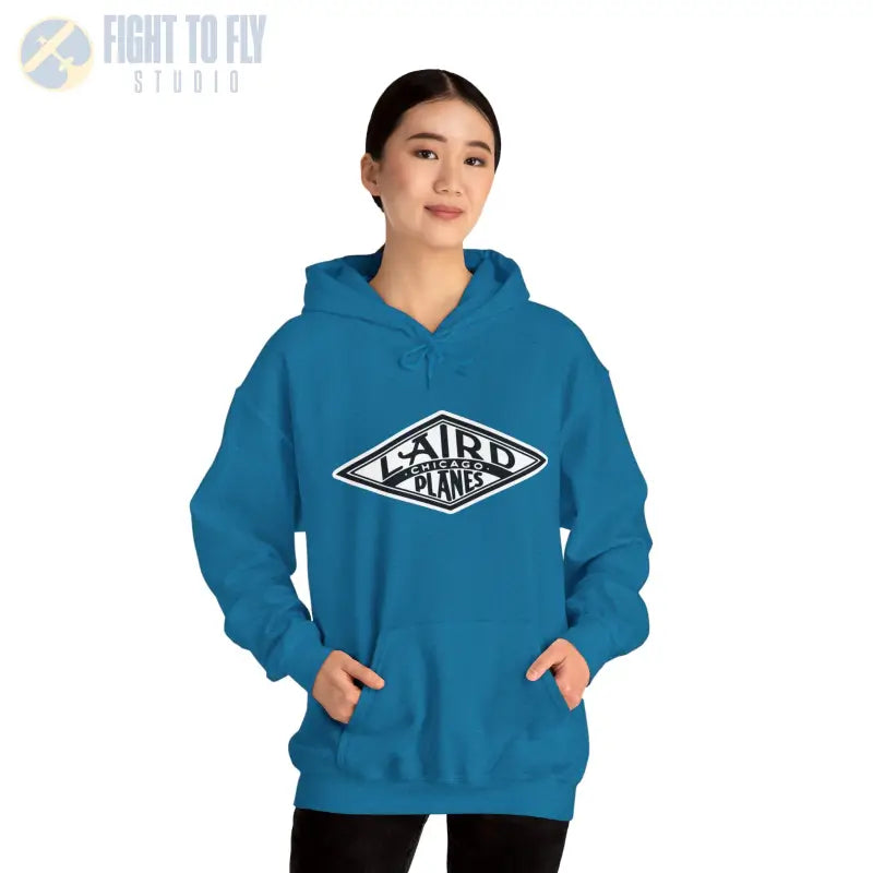 Laird Planes Chicago Unisex Heavy Blend™ Hoodie - Cozy Stylish Sweatshirt for Everyday Wear - Gifts pilots - Aviation