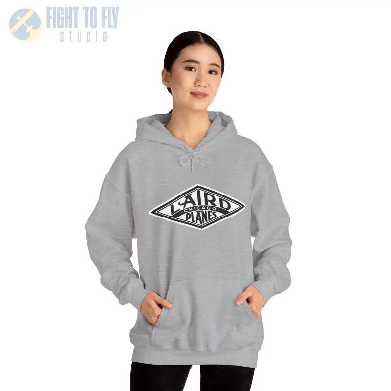 Laird Planes Chicago Unisex Heavy Blend™ Hoodie - Cozy Stylish Sweatshirt for Everyday Wear - Gifts pilots - Aviation