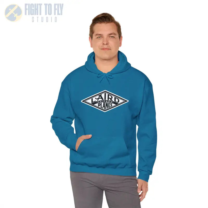 Laird Planes Chicago Unisex Heavy Blend™ Hoodie - Cozy Stylish Sweatshirt for Everyday Wear - Gifts pilots - Aviation