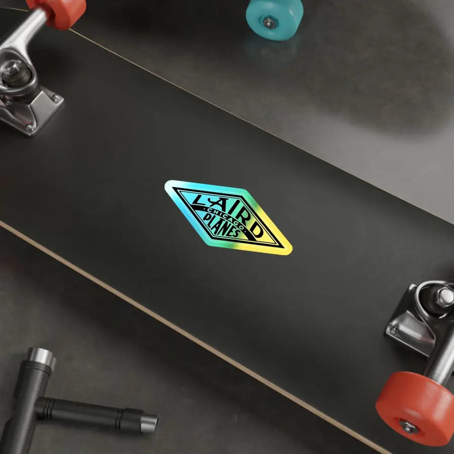 Laird Planes Logo - Holographic Die-Cut Stickers - Paper products - Gifts for pilots - Aviation apparel