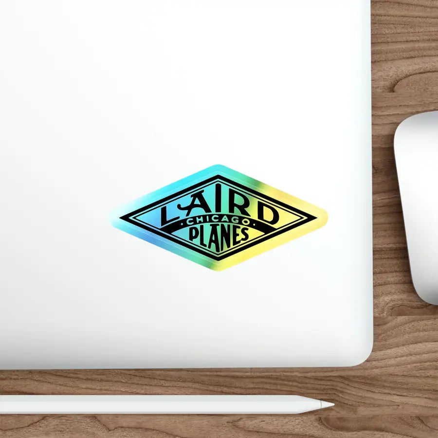 Laird Planes Logo - Holographic Die-Cut Stickers - Paper products - Gifts for pilots - Aviation apparel