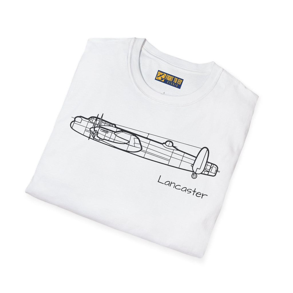 LANCASTER T-Shirt – Avro Lancaster WWII Heavy Bomber Aviation Tee - Gifts for pilots - apparel