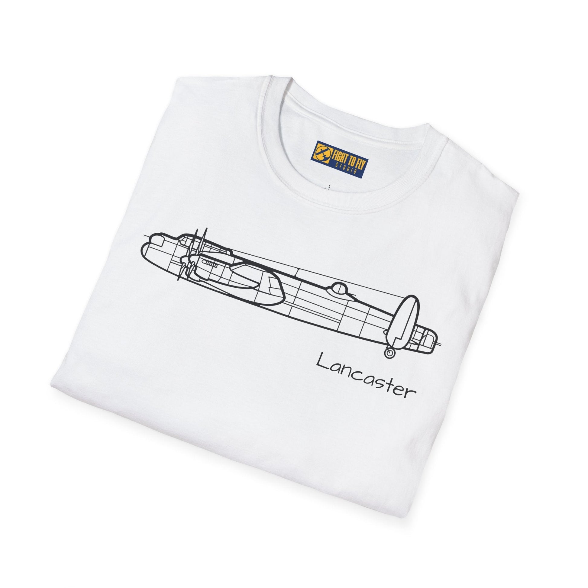 LANCASTER T-Shirt – Avro Lancaster WWII Heavy Bomber Aviation Tee - Gifts for pilots - apparel