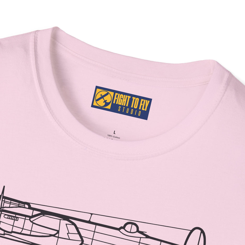 LANCASTER T-Shirt – Avro Lancaster WWII Heavy Bomber Aviation Tee - Gifts for pilots - apparel