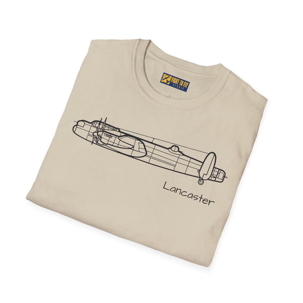 LANCASTER T-Shirt – Avro Lancaster WWII Heavy Bomber Aviation Tee - Gifts for pilots - apparel