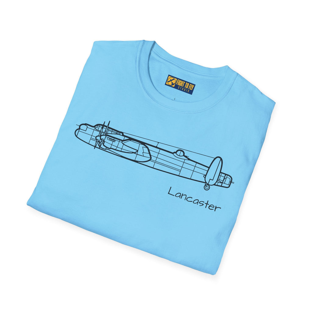 LANCASTER T-Shirt – Avro Lancaster WWII Heavy Bomber Aviation Tee - Gifts for pilots - apparel