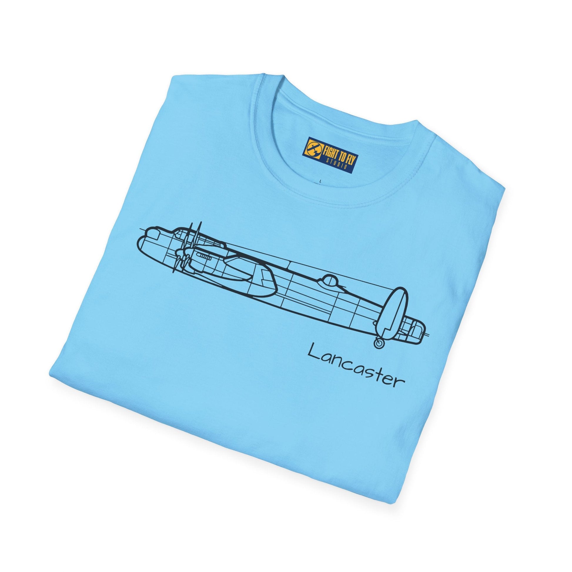LANCASTER T-Shirt – Avro Lancaster WWII Heavy Bomber Aviation Tee - Gifts for pilots - apparel