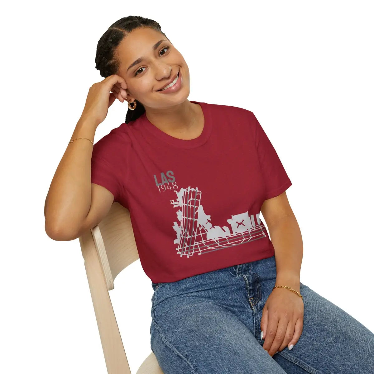 LAS Harry Reid International - 1948 - Tee - T-Shirt - Gifts for pilots - Aviation apparel
