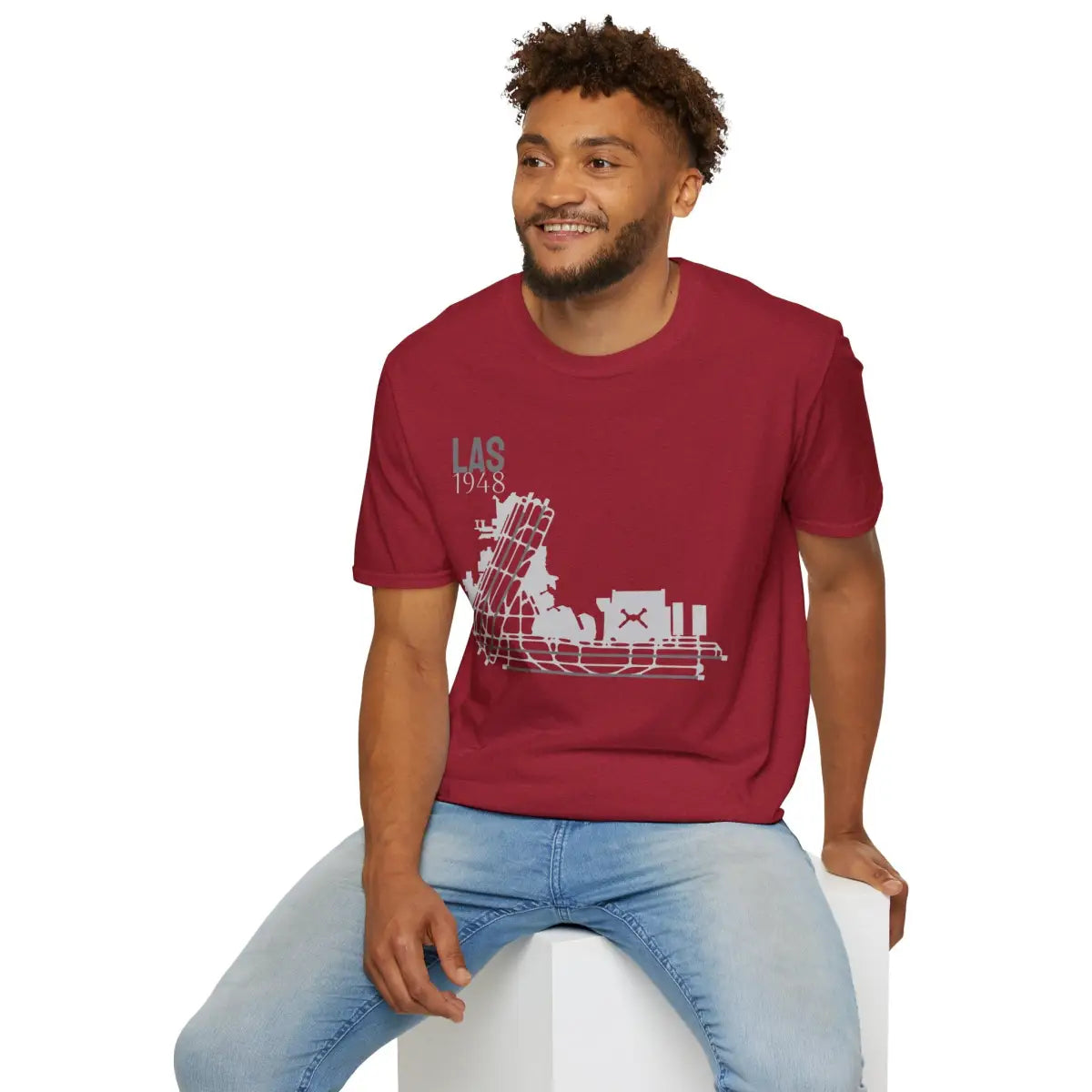 LAS Harry Reid International - 1948 - Tee - T-Shirt - Gifts for pilots - Aviation apparel