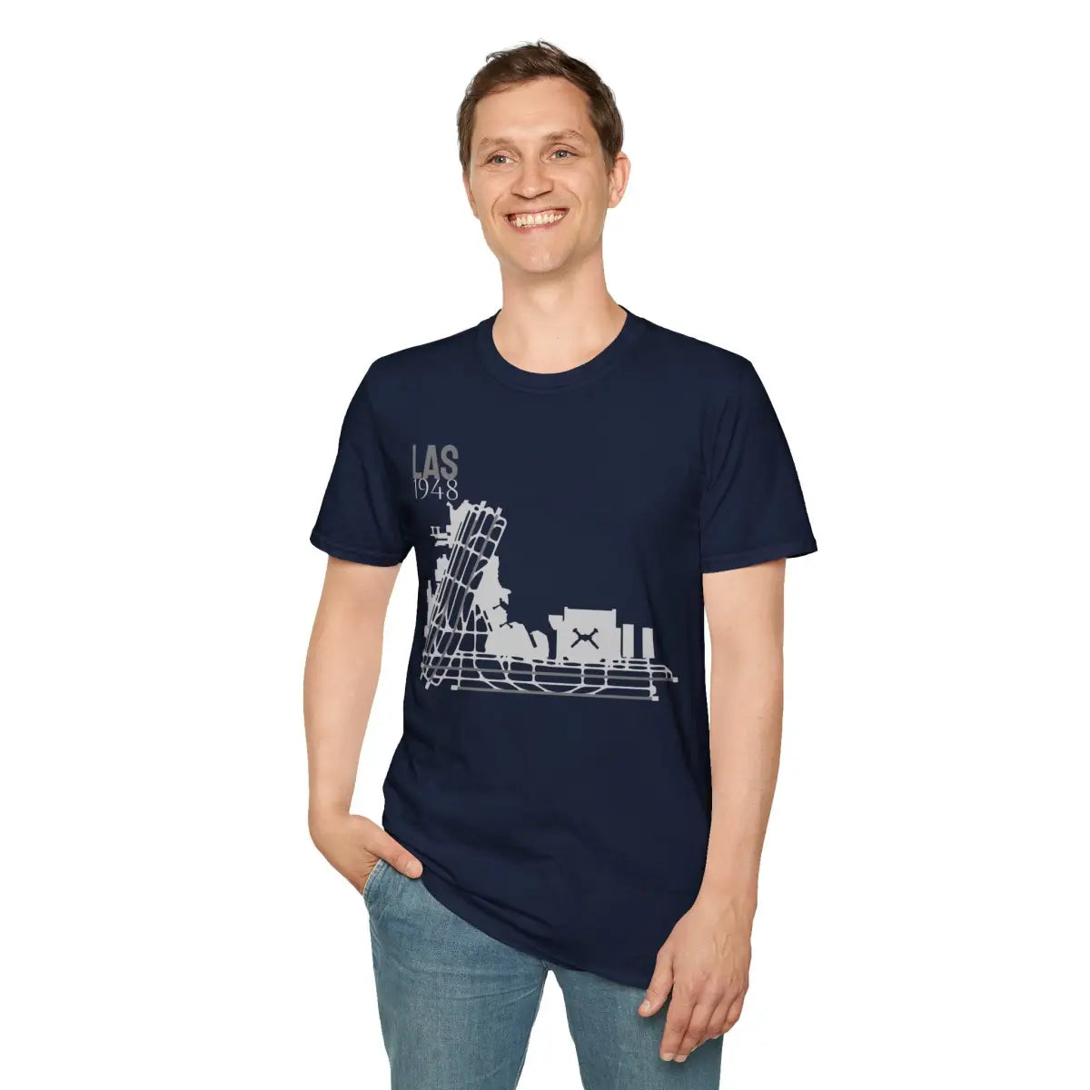 LAS Harry Reid International - 1948 - Tee - T-Shirt - Gifts for pilots - Aviation apparel