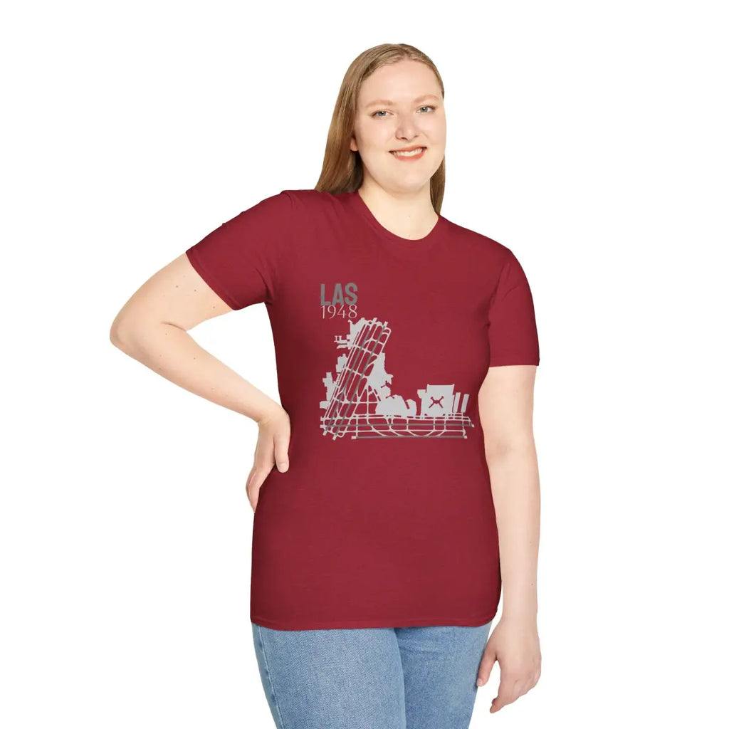 LAS Harry Reid International - 1948 - Tee - T-Shirt - Gifts for pilots - Aviation apparel