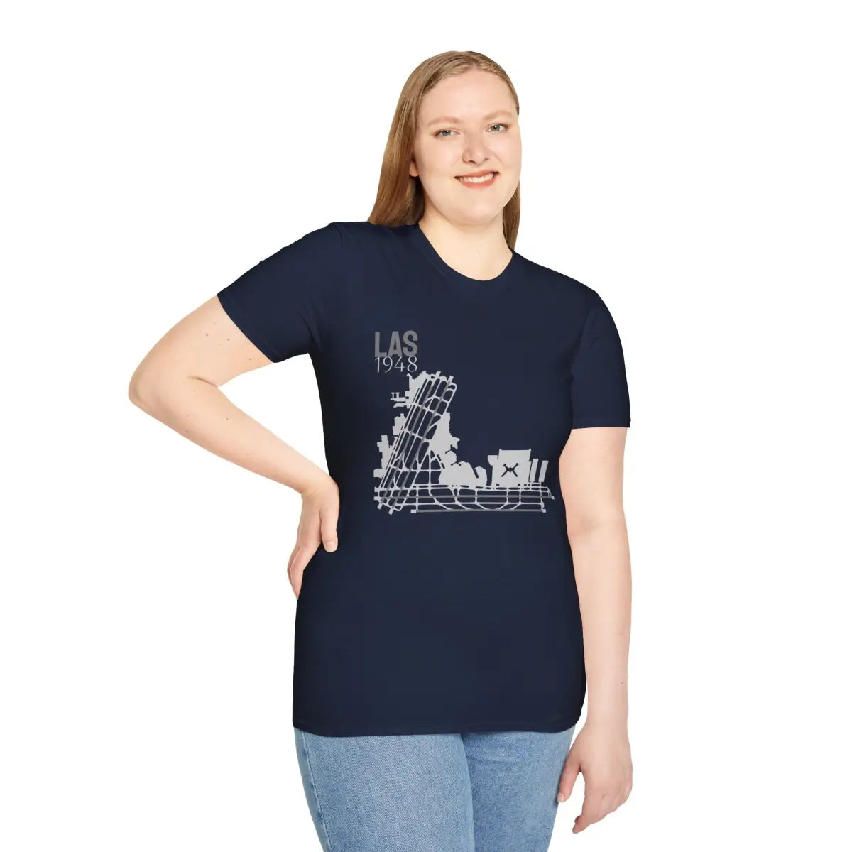 LAS Harry Reid International - 1948 - Tee - T-Shirt - Gifts for pilots - Aviation apparel