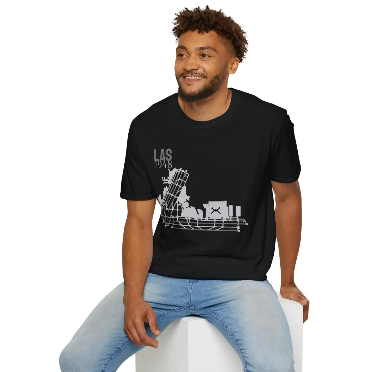 LAS Harry Reid International - 1948 - Tee - T-Shirt - Gifts for pilots - Aviation apparel