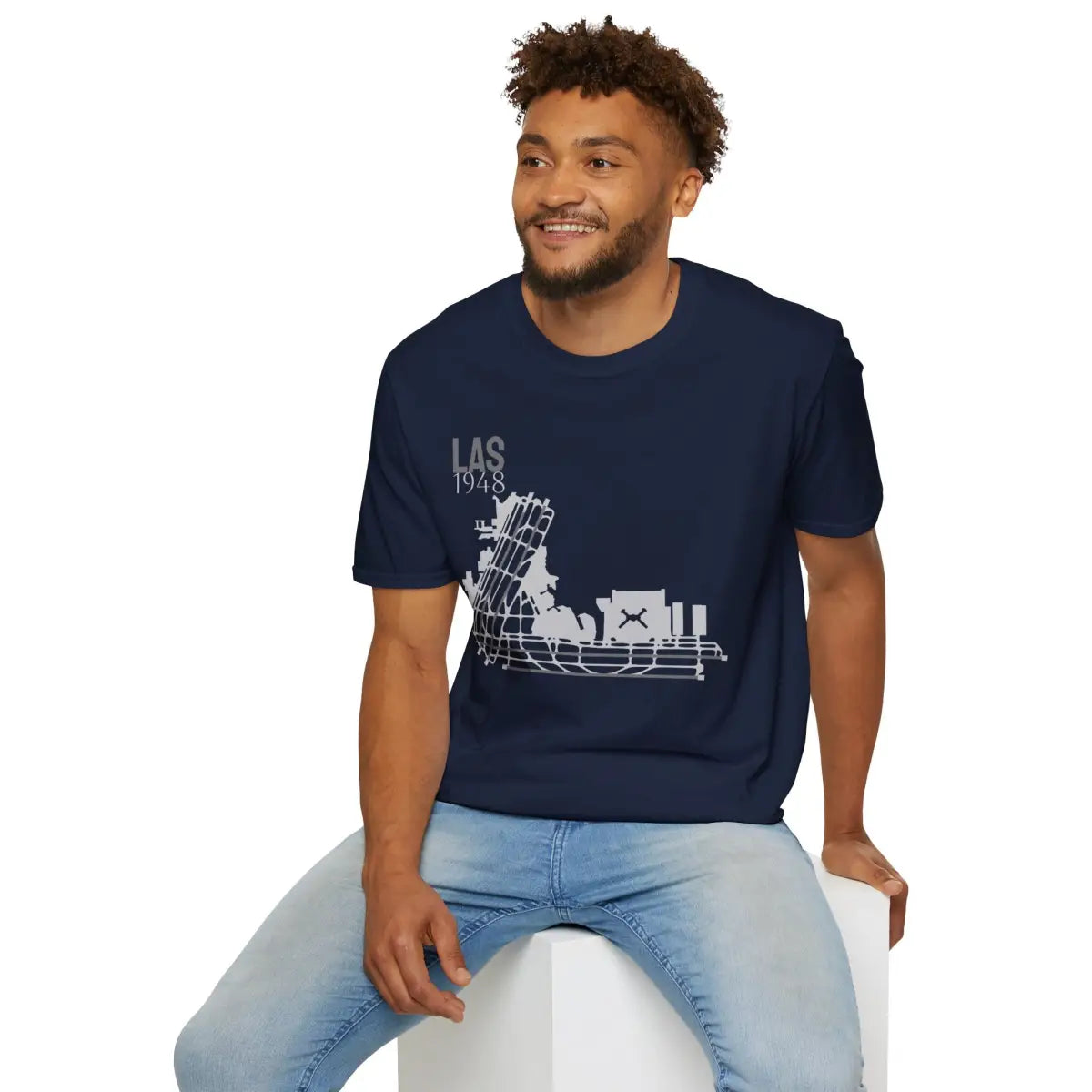 LAS Harry Reid International - 1948 - Tee - T-Shirt - Gifts for pilots - Aviation apparel