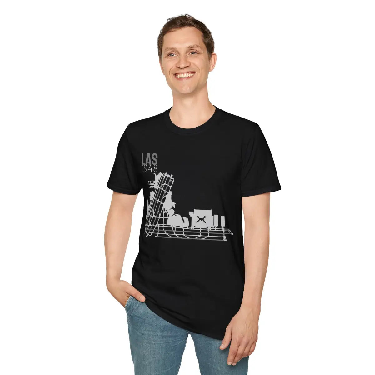 LAS Harry Reid International - 1948 - Tee - T-Shirt - Gifts for pilots - Aviation apparel