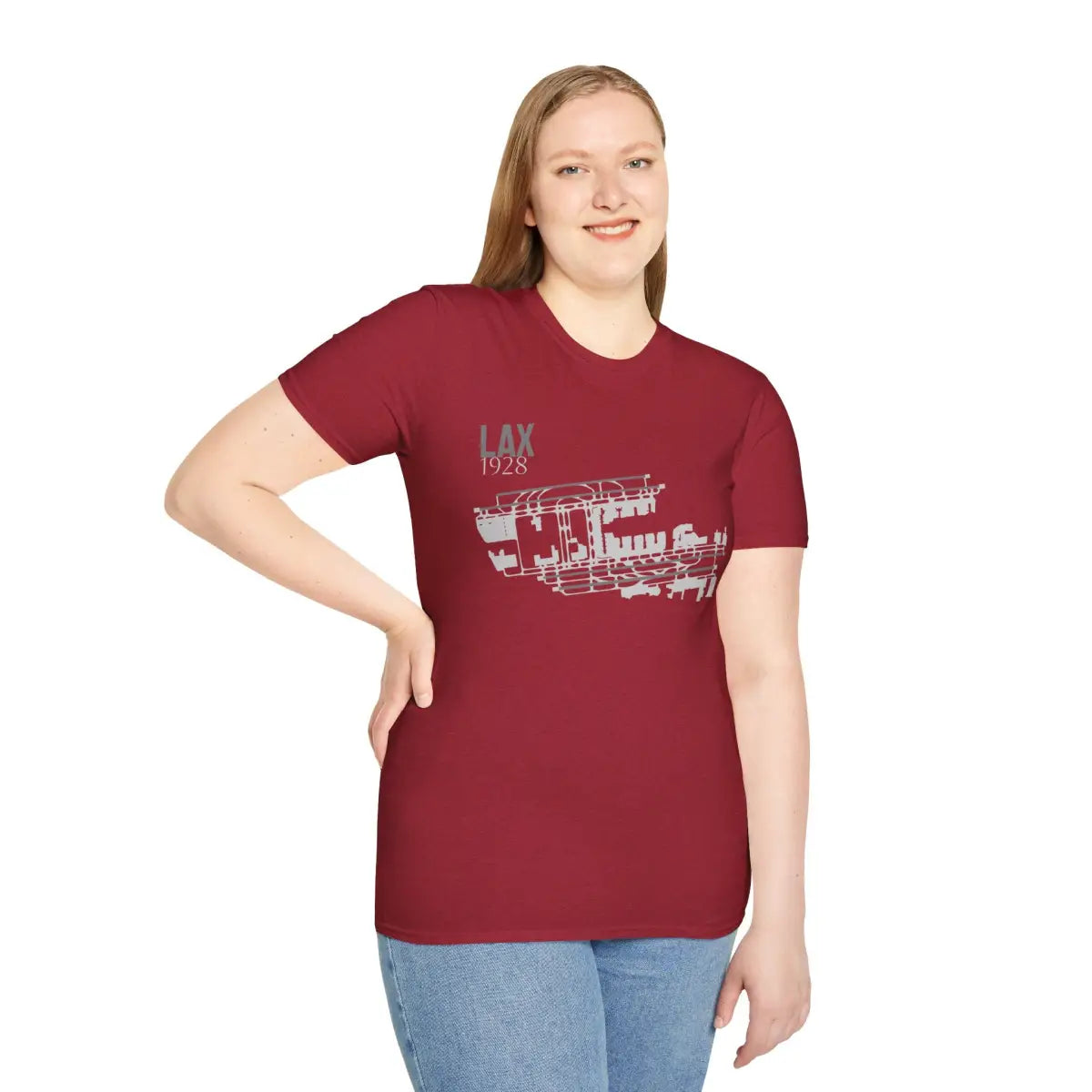 LAX Los Angeles International - 1928 - Tee - T-Shirt - Gifts for pilots - Aviation apparel