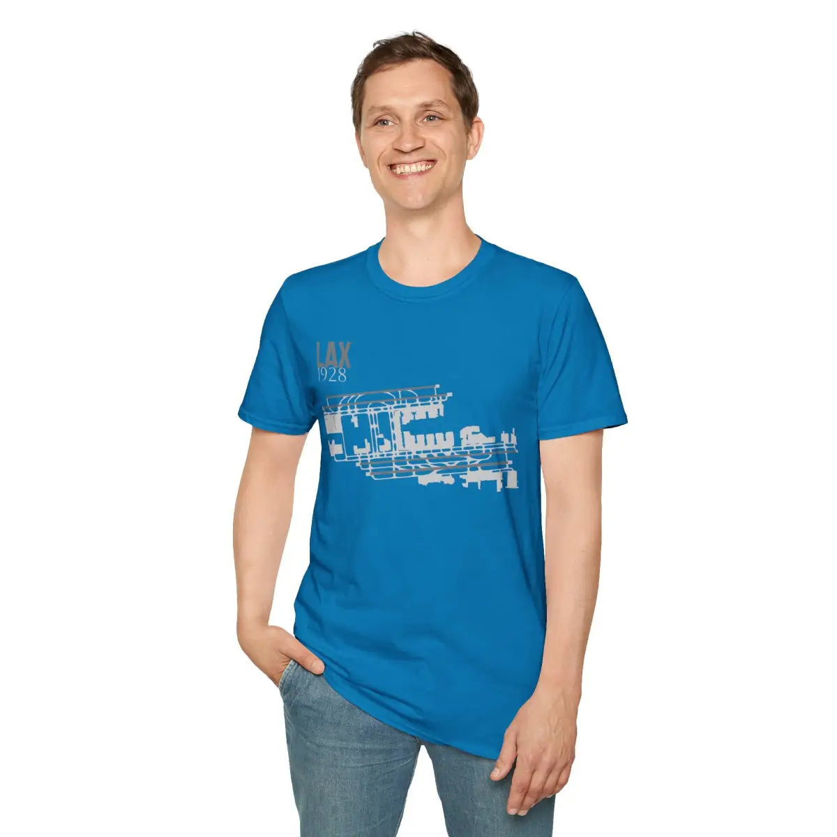 LAX Los Angeles International - 1928 - Tee - T-Shirt - Gifts for pilots - Aviation apparel